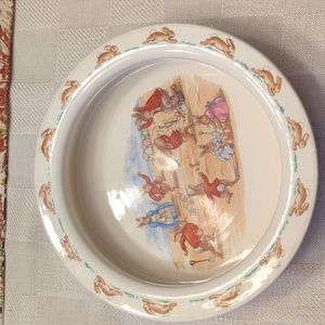 English ceramic baby plate